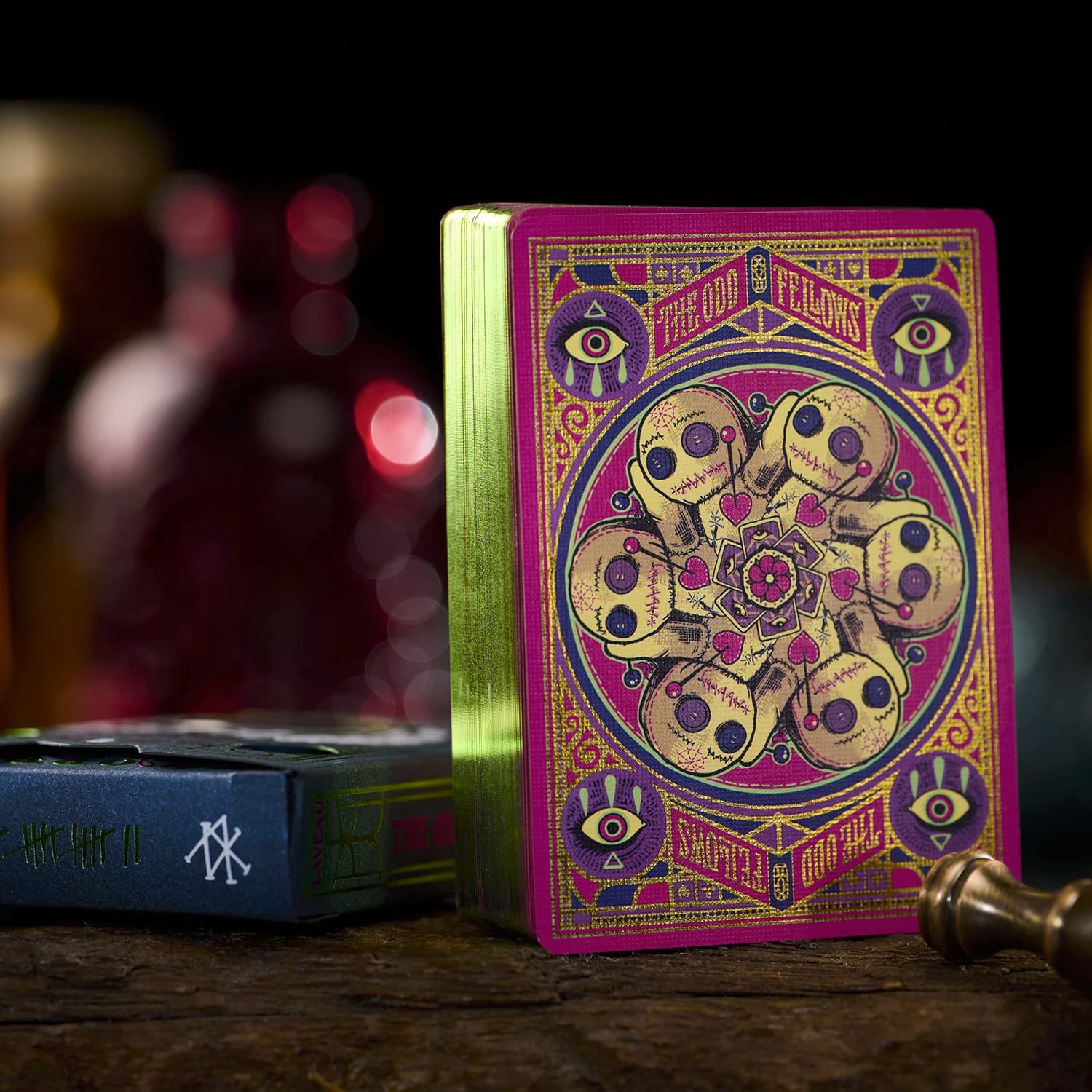 Odd Fellows - Madame Laveau Blue Tuck Playing Cards by Stockholm17