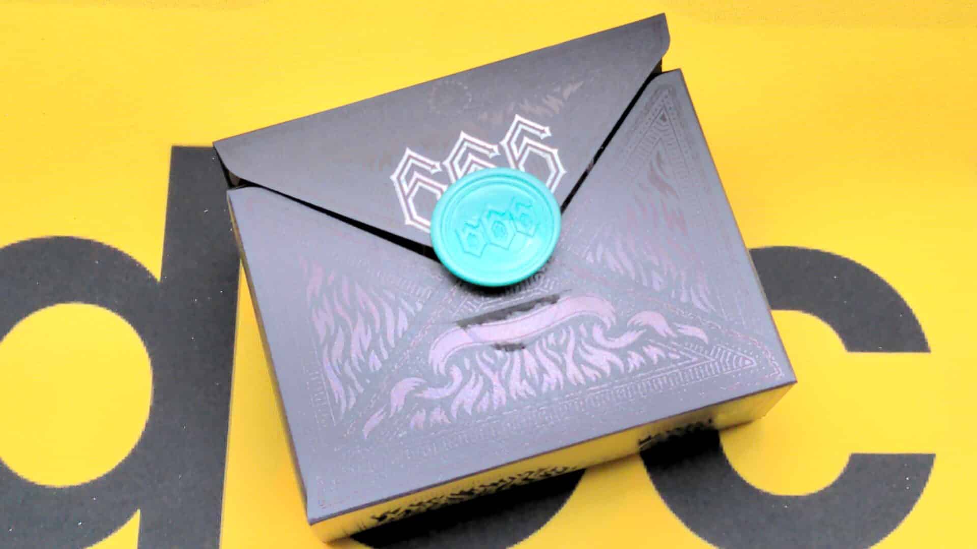 ＥＬＰCDボックスセット 666 V4 (Cyan/Frostbite) Playing Cards Half Brick Collector Box