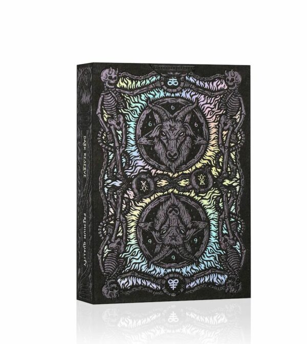 666 Dark Reserves Holographic Foiled Edition Playing Cards by Riffle Shuffle - Image 2
