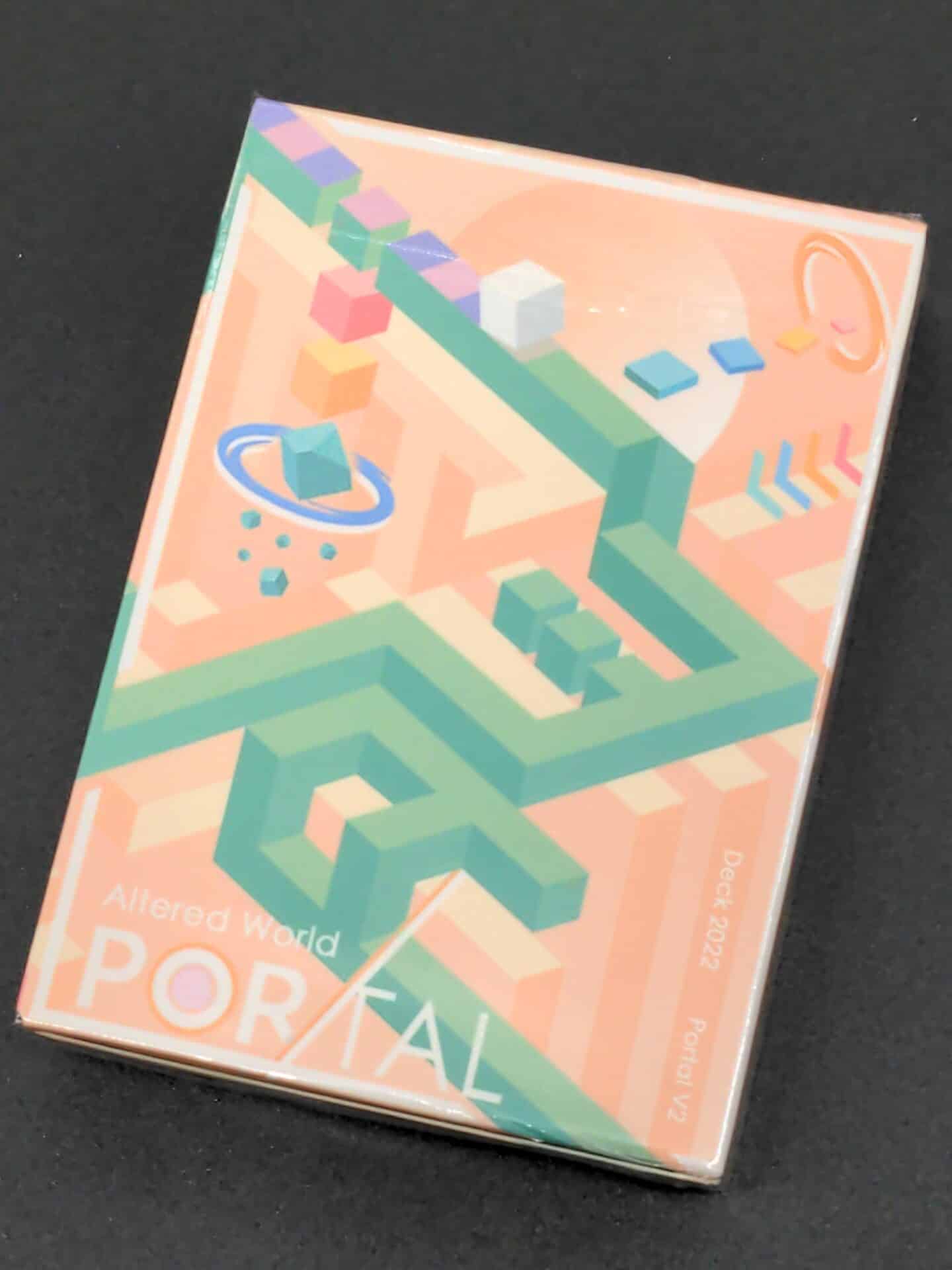 Altered World Portal V2 Orange Playing Cards | X-Decks Playing Cards
