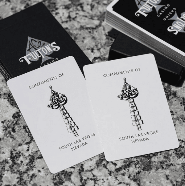 Vintage Back Midnight Fuel Ace Fulton's 10 Year Anniversary Playing Cards - Image 6