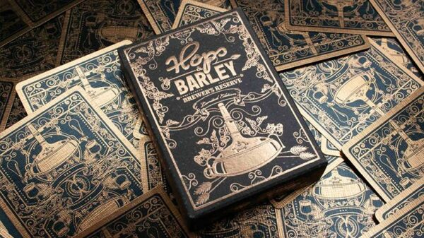 Hops & Barley (Copper) Beer Playing Cards by JOCU Playing Cards