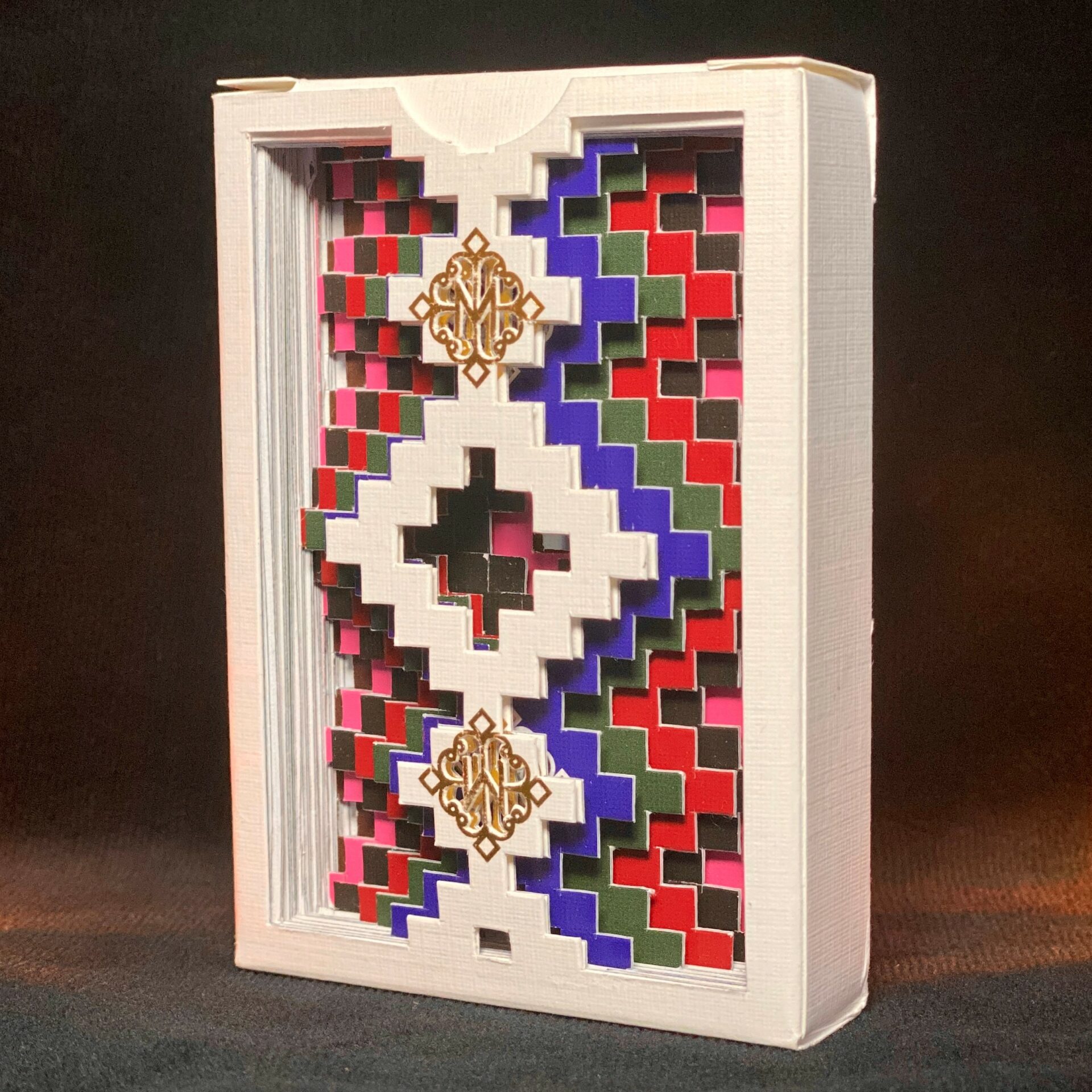 Daniel Madison Rounders GOLD carved playing cards by Victor de