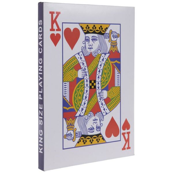 Jumbo Poker Playing Cards 14x10 inch King Size Deck