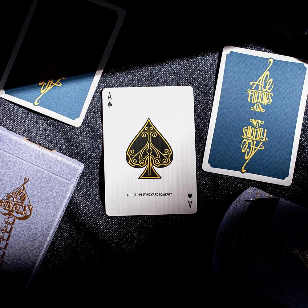 【未開封】Ace Fultons Casino Playing Cards 7個 Ace Fulton's Casino Playing Cards by Brad Fulton Dodger Blue