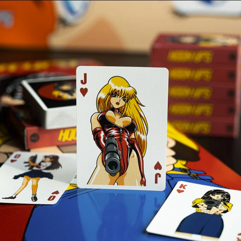 Hookups Barrel of a Gun (skateboard) Playing Cards by Jeremy Klein