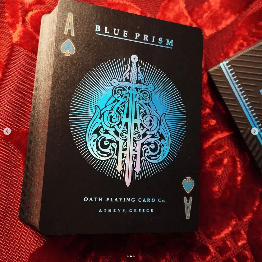 Standard Blue Prism Playing Cards by Oath Playing Cards | X-Decks