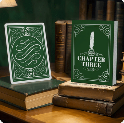 Cardistry x Calligraphy Golden Foil Playing Cards by