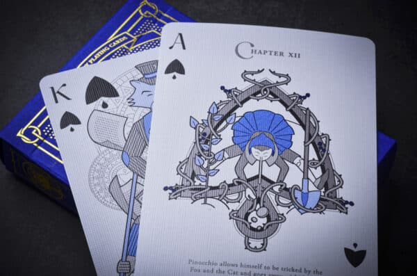 Pinocchio Sapphire Playing Cards (Blue) by Elettra Deganello - Image 6