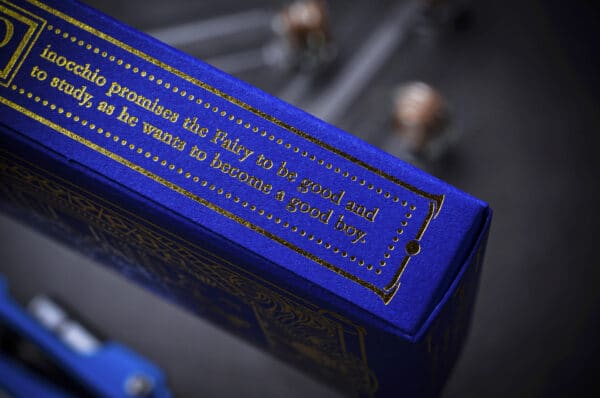 Pinocchio Sapphire Playing Cards (Blue) by Elettra Deganello - Image 2