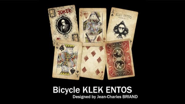 Bicycle Klek Entos Red (Marked) Playing Cards by USPCC - Image 3