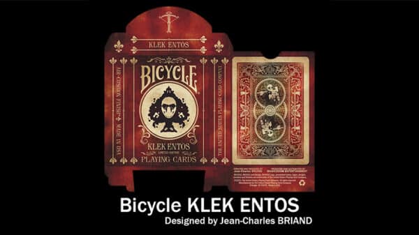 Bicycle Klek Entos Red (Marked) Playing Cards by USPCC - Image 2