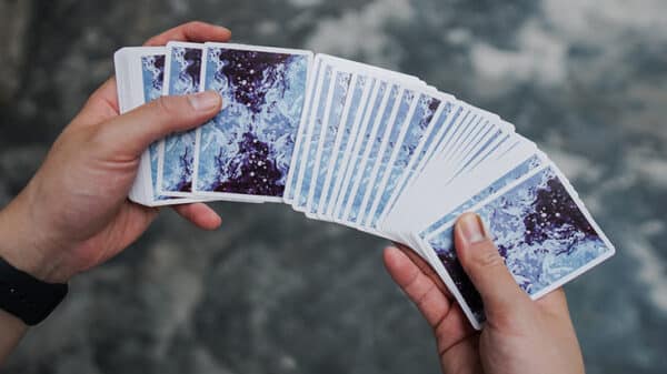 Fluid Art (Blue) Cardistry Edition Playing Cards By TCC - Image 2