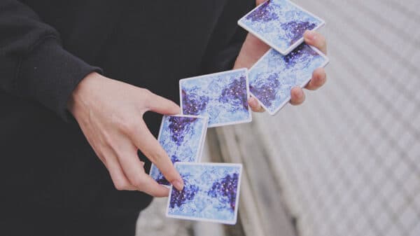 Fluid Art (Blue) Cardistry Edition Playing Cards By TCC - Image 4