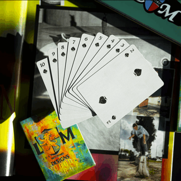 Lance Mountain Limited Gilded Skating Skeletons-Blue by Fulton - Image 4