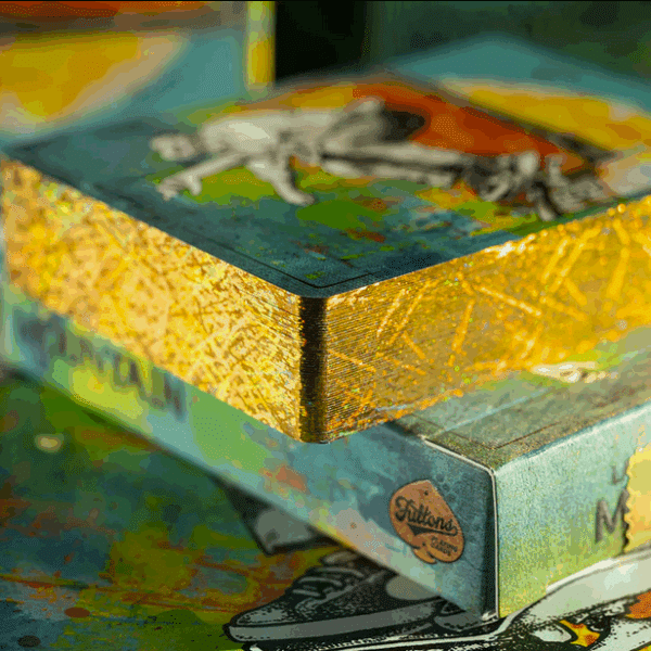LANCE MOUNTAIN LIMITED GILDED SKATING SKELETONS-Gold by Fulton