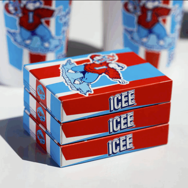 Icee Bear Limited Gilded Edition Playing Cards-Silver by Fulton - Image 3