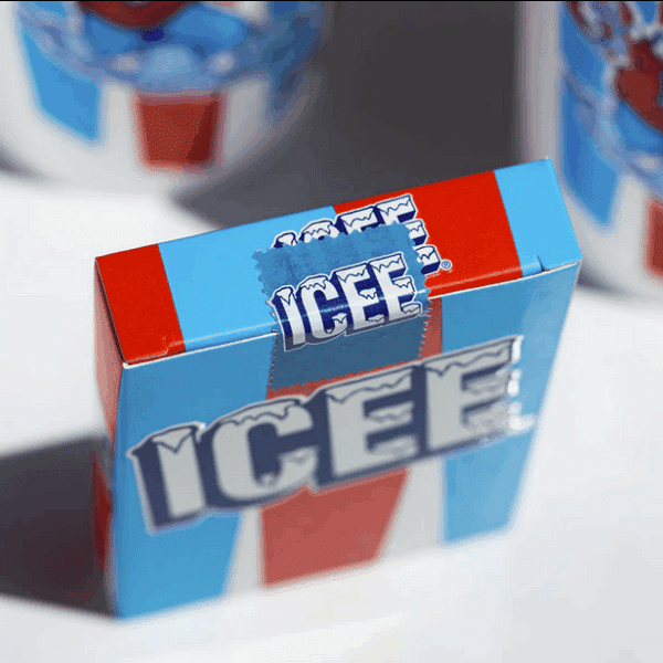 Icee Bear Limited Gilded Edition Playing Cards-Blue by Fulton - Image 5