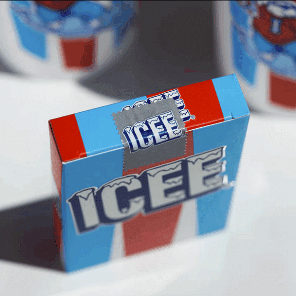 Icee Bear Limited Gilded Edition Playing Cards-Silver by Fulton - Image 5