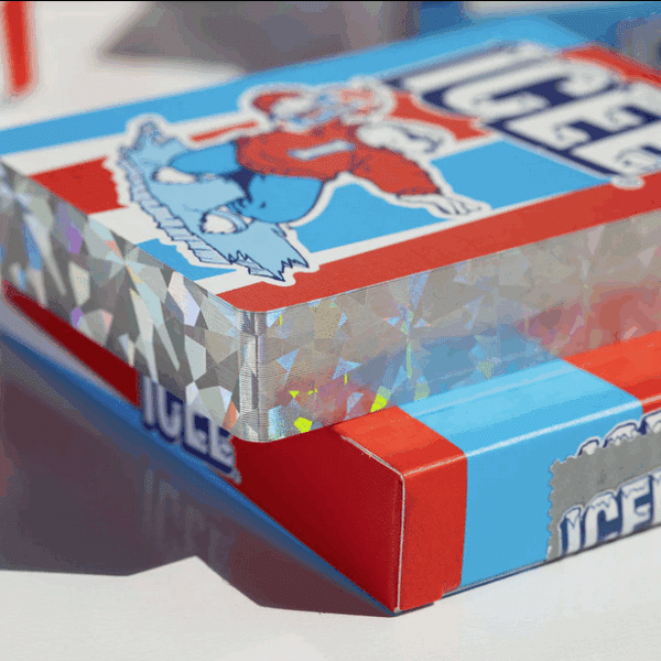 Icee Bear Limited Gilded Edition Playing Cards-Silver by Fulton