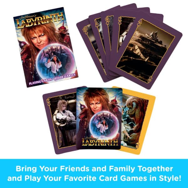 Labyrinth (Jareth, Sarah, Ludo) Playing Cards by AQUARIUS - Image 2