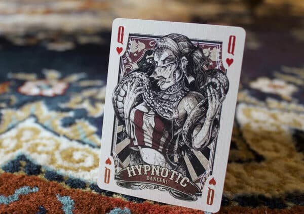 Circus Sideshow Playing Cards by Marianne Larsen - Image 7