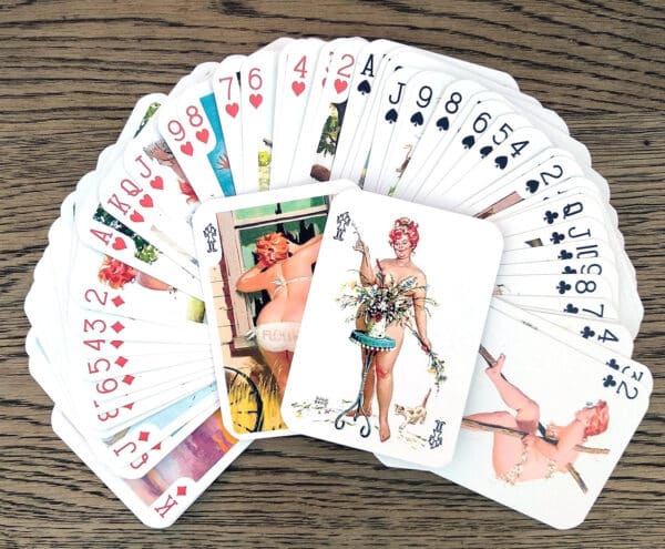 Hilda Playing Cards Chubby Redhead Sexy Girl Pin-Up Swimsuit Plus Size - Image 4