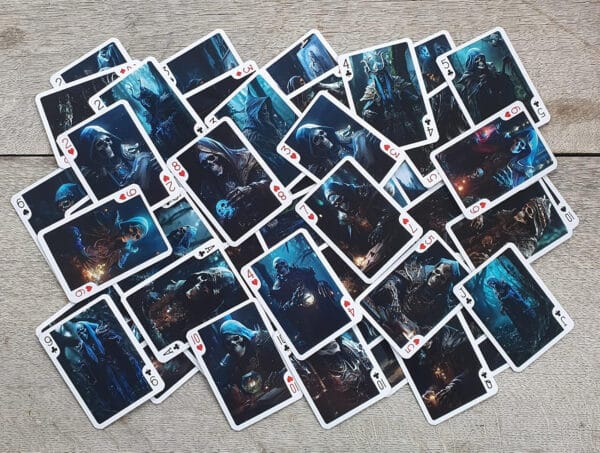 Lich Necromant Skeleton Lord Playing Cards Undead Alchemist Warrior D&D - Image 3