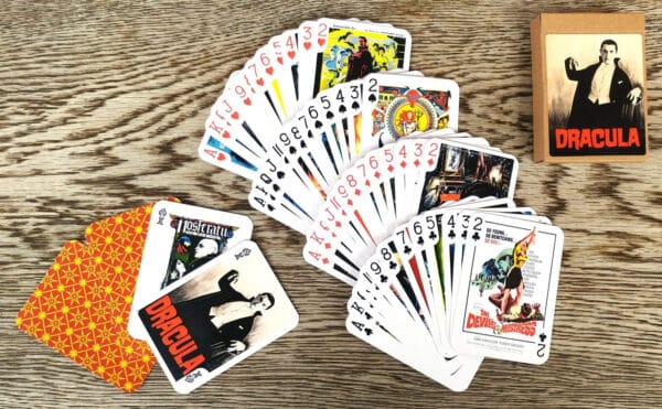 Vampires Playing Cards - Vintage Trash Horror Movie Poster Art Dracula Nosferatu - Image 3