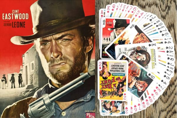 Spaghetti Western Movie Poster Playing Cards - Clint Eastwood Sergio Leone