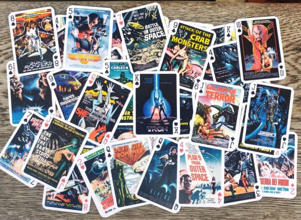 Sci-Fi B-Movie Poster Art Playing Cards- Blade Runner Barbarella Tron Terminator - Image 4