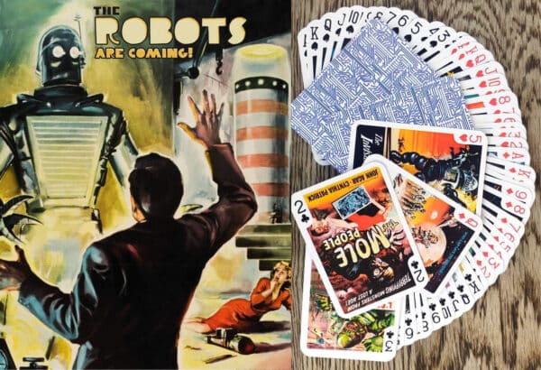 Sci-Fi B-Movie Poster Art Playing Cards- Blade Runner Barbarella Tron Terminator