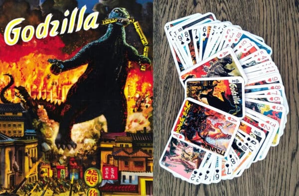 Kaiju Playing Cards - Godzilla Rodan Mothra Kong Vintage Japan Movie Poster Art