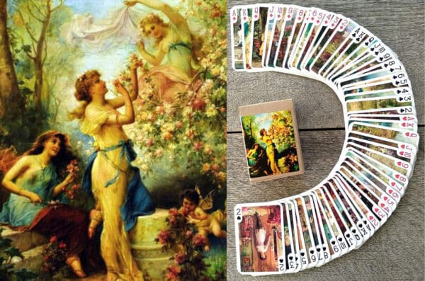 Vintage Pin-Up Art Nouvea Figure Art Playing Cards by Austrian ArtistHANS ZATZKA