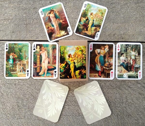 Vintage Pin-Up Art Nouvea Figure Art Playing Cards by Austrian ArtistHANS ZATZKA - Image 5