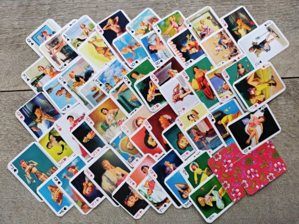 Pin-Up Girls Playing Cards Vintage Retro by Art Frahm - Image 4