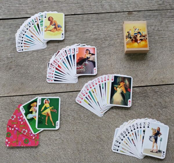 Pin-Up Girls Playing Cards Vintage Retro by Art Frahm - Image 3