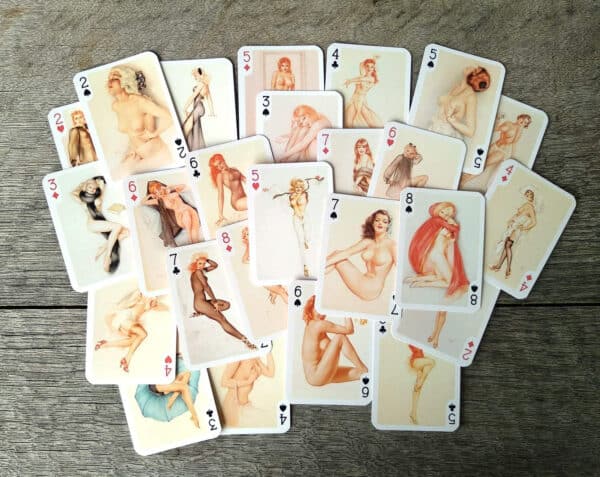 Pin-up Girls Playing Cards Vintage Retro Figure Art by Alberto Vargas - Image 5