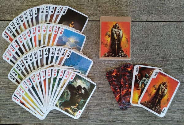 Ken Kelly FANTASY Playing Cards - Frazetta, Conan, KISS, Sword & Sorcery Art - Image 3
