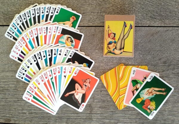 Pin-Up Girls Playing Cards Vintage Retro Poster Art by Peter Driben - Image 3