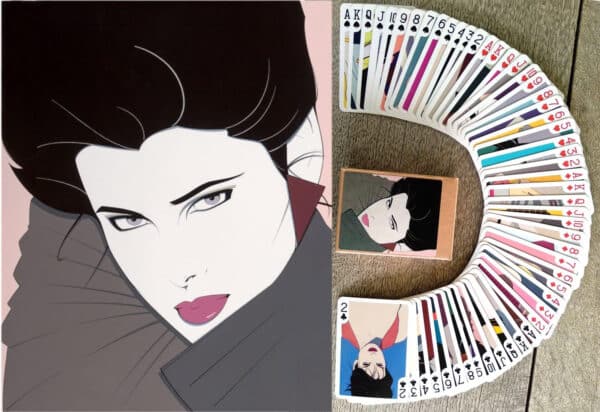 1980s Fashion Pin-Up Girl Playing Cards - Patrick Nagel Figure Art