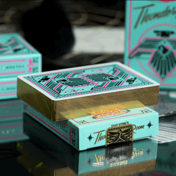 Fulton's Thunderbird Room Turquoise Limited Gilded-Gold by Fulton