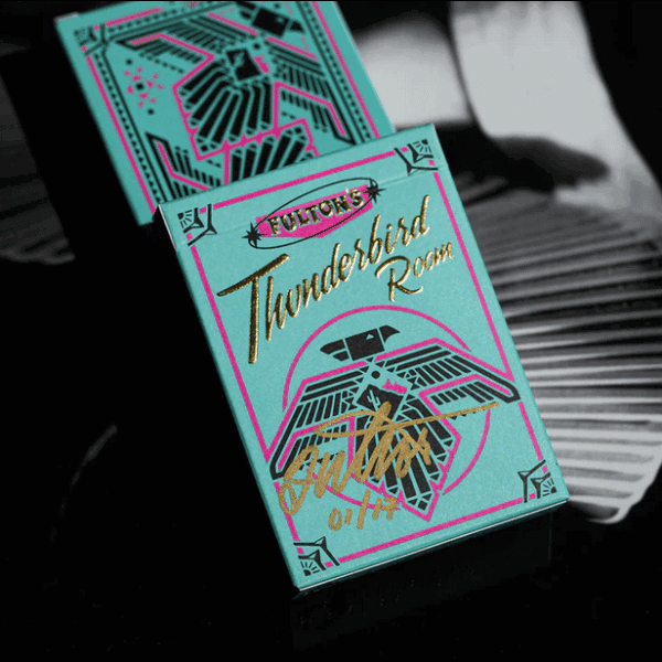 Fulton's Thunderbird Room Turquoise Signed AP by Fulton