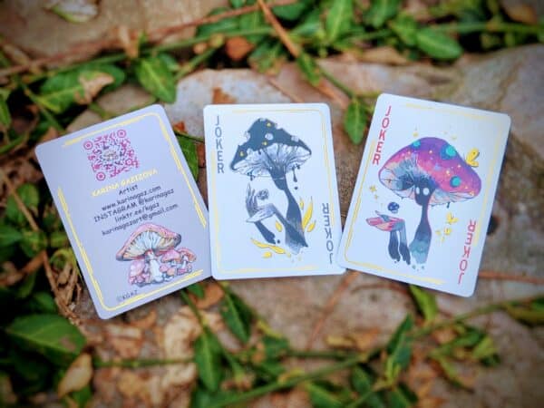Shroom Ladies - Funguary Pin-Up Fungi Fairy Playing Cards by Karina Gazizova - Image 4