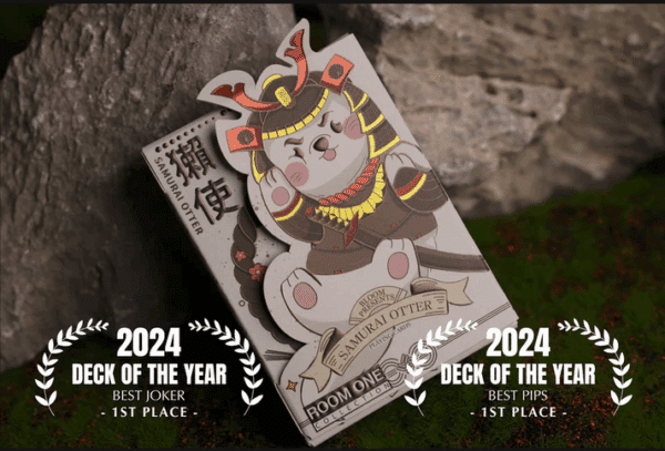 Samurai Otter Playing Cards | SCARLET BUSHIDO Edition by Room One