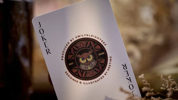 Nocturnal Playing Cards Gold Gilded by Emilysleights52 - Image 8