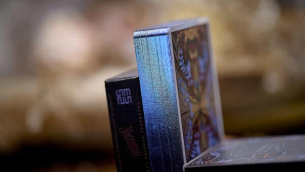 Nocturnal Playing Cards Blue Gilded by Emilysleights52