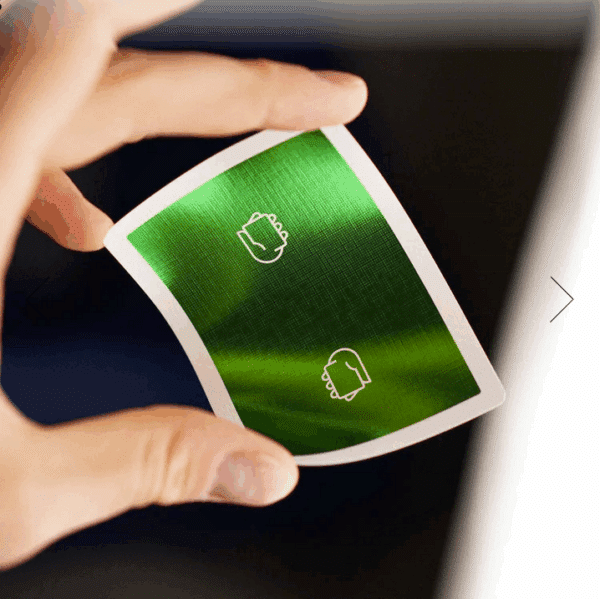 Green Foil Logo Playing Cards by Dealersgrip - Image 5