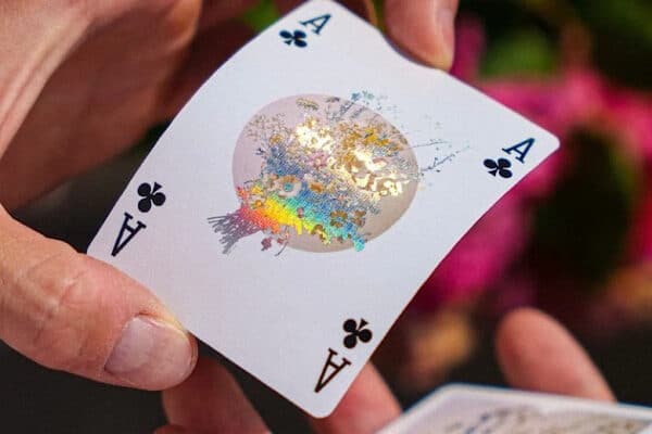 Holo Sepal Bouquet Playing Cards by Dealersgrip - Image 3