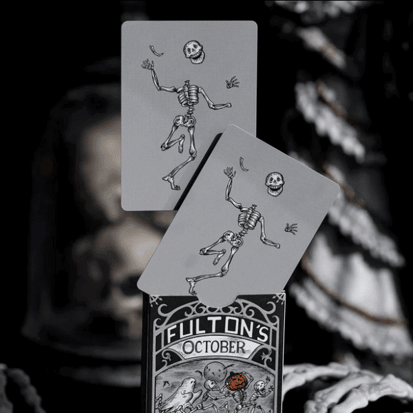 Fultons October Tombstone Grey Playing Cards by Fulton - Image 4